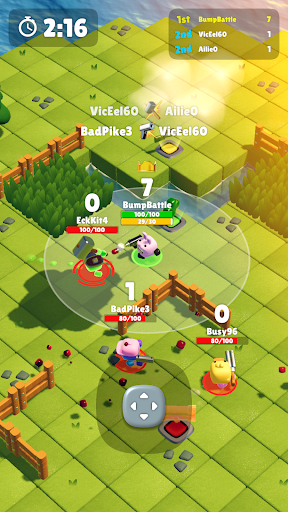Скриншот взлома Bump Battle: Multiplayer Chaos — 4