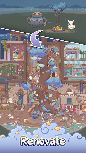 Скриншот взлома Cats & Soup: Merge MagicRecipe — 4