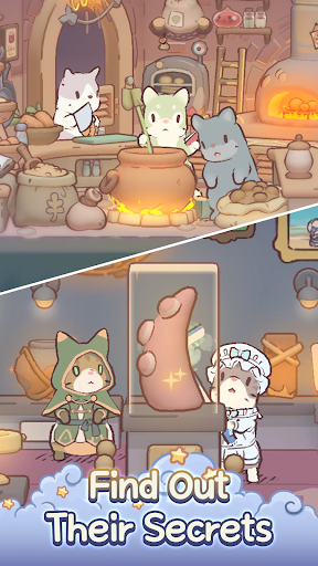 Скриншот взлома Cats & Soup: Merge MagicRecipe — 6