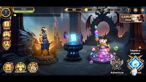 Скриншот взлома Garuda Saga: Fantasy RPG — 5