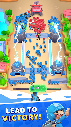 Скриншот взлома Grunt Rush: Battle & Conquer — 1