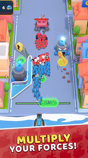 Скриншот взлома Grunt Rush: Battle & Conquer — 2