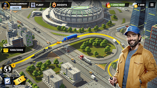 Скриншот взлома Highway Heroes: Truck Garage — 2