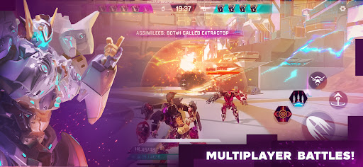 Скриншот взлома Mechachain: War Robot Shooter — 1