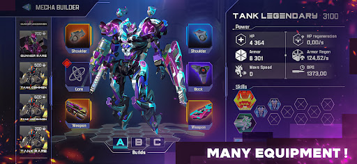 Скриншот взлома Mechachain: War Robot Shooter — 2