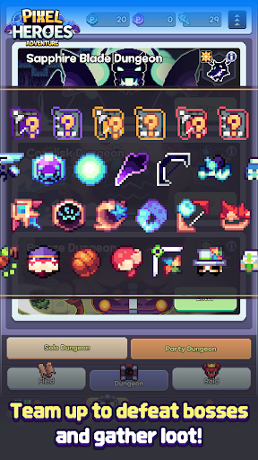 Скриншот взлома Pixel Heroes Adventure : MMO — 4