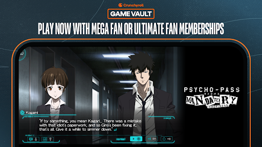 Скриншот взлома Crunchyroll: PSYCHO-PASS — 2