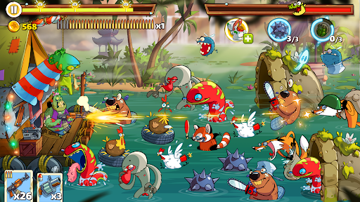 Скриншот взлома Swamp Attack 2 — 3