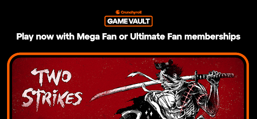 Скриншот взлома Crunchyroll: Two Strikes — 1